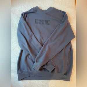 ERAS TOUR OFFICIAL MERCH: Blue Crewneck (Unisex Small)